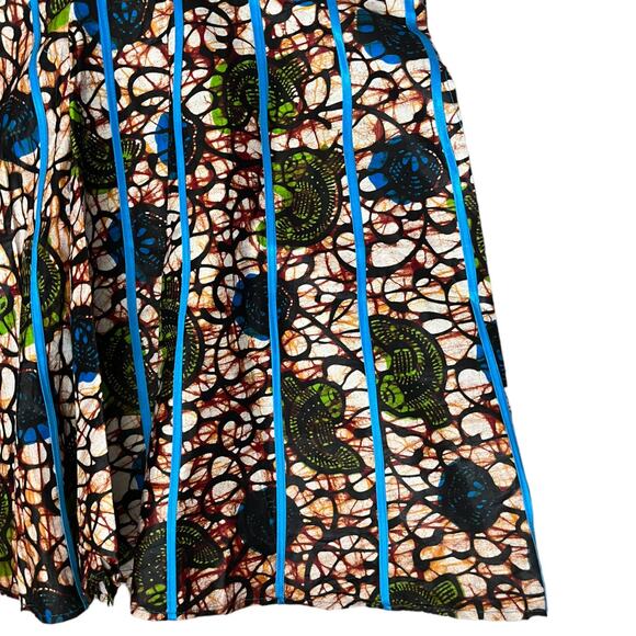 Structured Peplum Ankara Two Piece Set Plus Size 3X - Picture 8 of 14